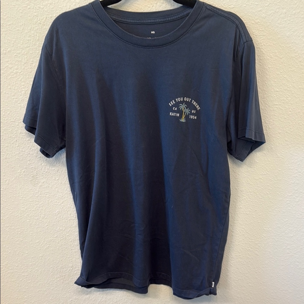 Katin Blue Short Sleeve Tee Classic Crew Neck